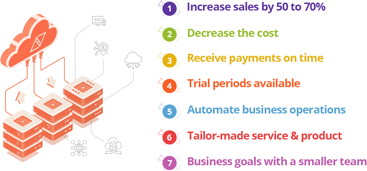 SaaS Diagram and Service Provider's needs